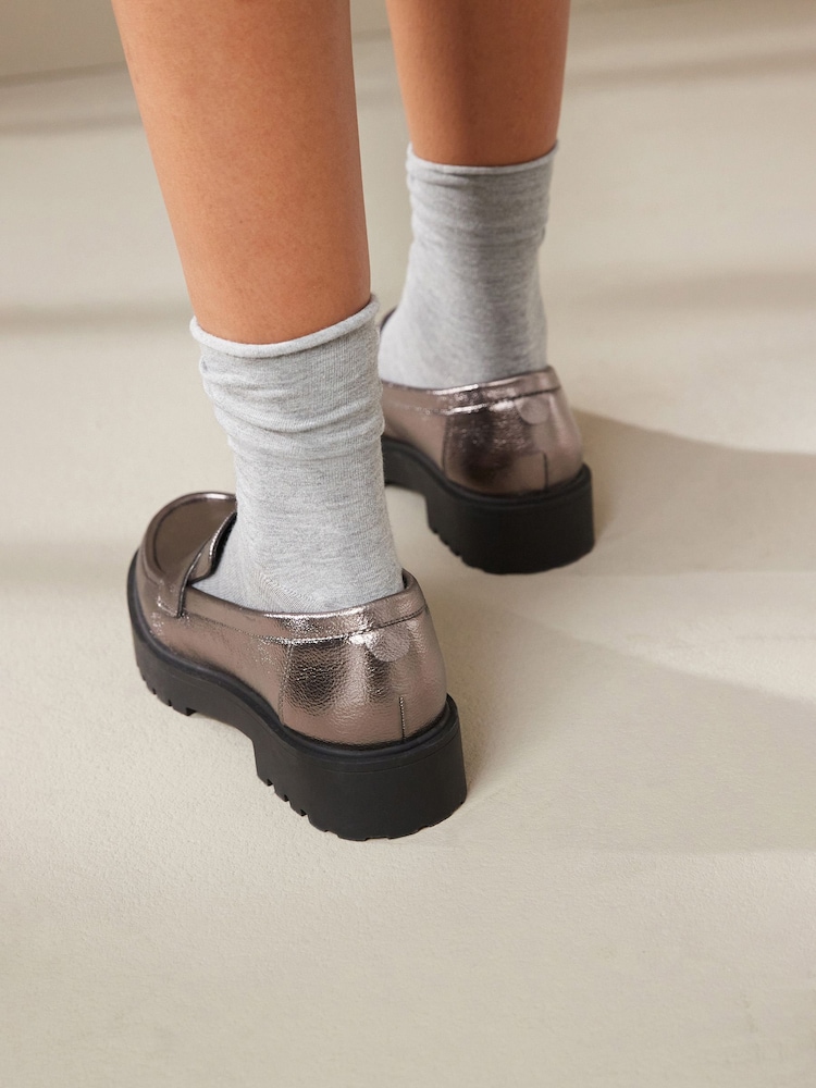 Étain métallisé - Mocassins épais Forever Comfort® - Image 4 of 9