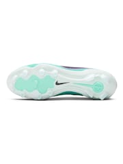 Nike Green Tiempo Legend 10 Pro Firm Ground Football Boots - Image 6 of 11