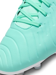 Nike Green Tiempo Legend 10 Pro Firm Ground Football Boots - Image 7 of 11