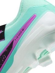Nike Green Tiempo Legend 10 Pro Firm Ground Football Boots - Image 9 of 11