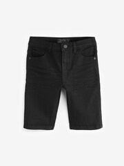 Black Regular Fit Denim Shorts (3-16yrs) - Image 3 of 4