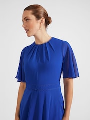 Hobbs Blue Samara Dress - Image 3 of 4