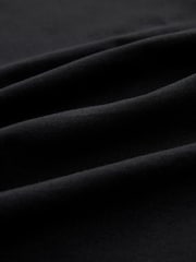 Schwarz - Kurzärmeliges T-Shirt mit Rundhalsausschnitt aus 100 % Baumwolle - Bild 5 von 5