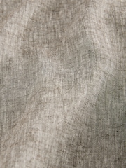 Brown Linen Cotton Chino Shorts with Belt Included - Image 9 of 10