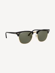 Черный - Ray Ban Поляризованные солнцезащитные очки Clubmaster - Image 1 of 12