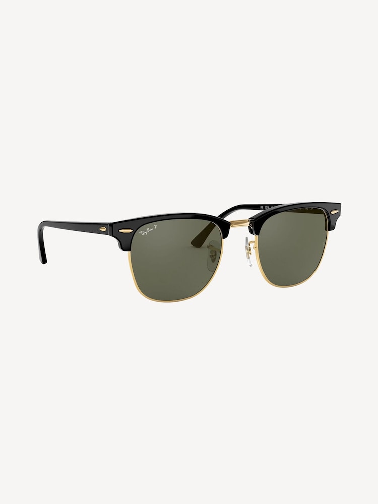 Черный - Ray Ban Поляризованные солнцезащитные очки Clubmaster - Image 1 of 12