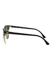 Черный - Ray Ban Поляризованные солнцезащитные очки Clubmaster - Image 9 of 12
