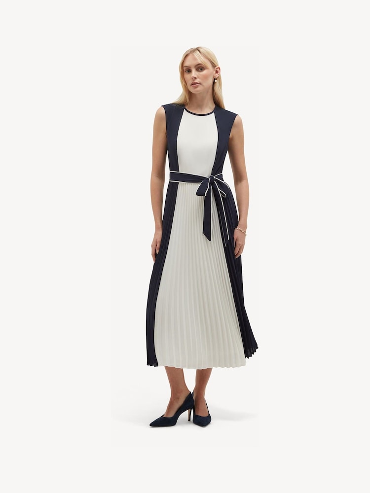 Hobbs Blue Petite Hattie Dress - Image 1 of 4