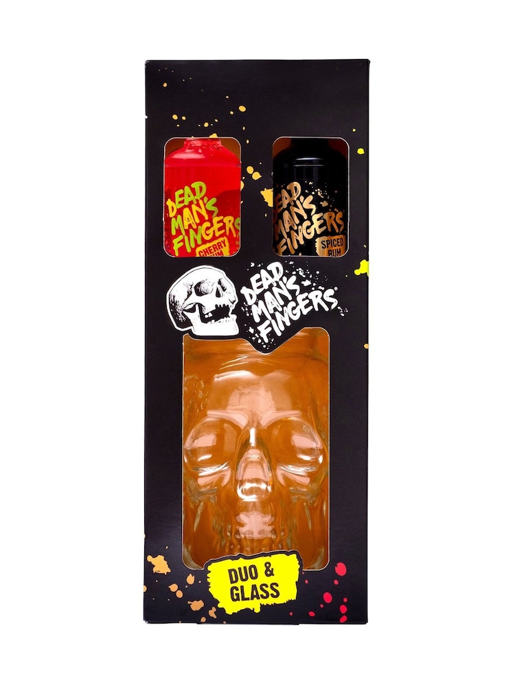 Dead Mans Fingers Rum Duo and Skull Glass - Image 6 of 6 Dead Mans Fingers Rum Duo and Skull Glass - Image 6 of 6