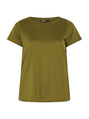 Violet/vert - Yours Curve Pack de t-shirts de base 2 - Image 6 sur 7