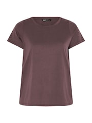 Violet/vert - Yours Curve Pack de t-shirts de base 2 - Image 7 sur 7