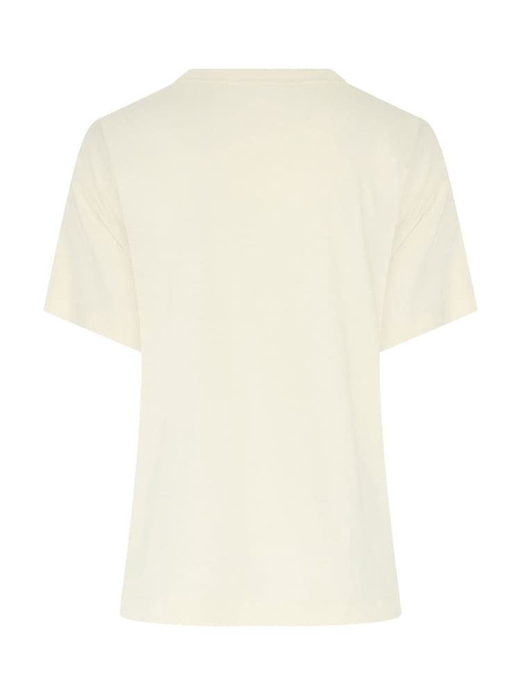 Yours Curve White V-Neckline Longline T-Shirt - Image 6 of 6 Yours Curve White V-Neckline Longline T-Shirt - Image 6 of 6