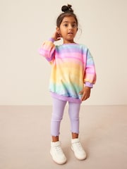 Rainbow Printed Sweatshirt and Leggings Set (3mths-7yrs) - Image 1 of 6