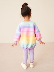 Rainbow Printed Sweatshirt and Leggings Set (3mths-7yrs) - Image 3 of 6