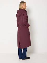 Long Tall Sally Red Waterproof Longline Jacket - Image 3 of 6
