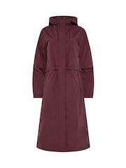Long Tall Sally Red Waterproof Longline Jacket - Image 5 of 6
