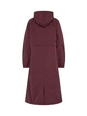 Long Tall Sally Red Waterproof Longline Jacket - Image 6 of 6