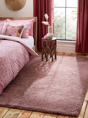 Mauve Purple Comfy Twist Shaggy Rug - Image 1 of 7