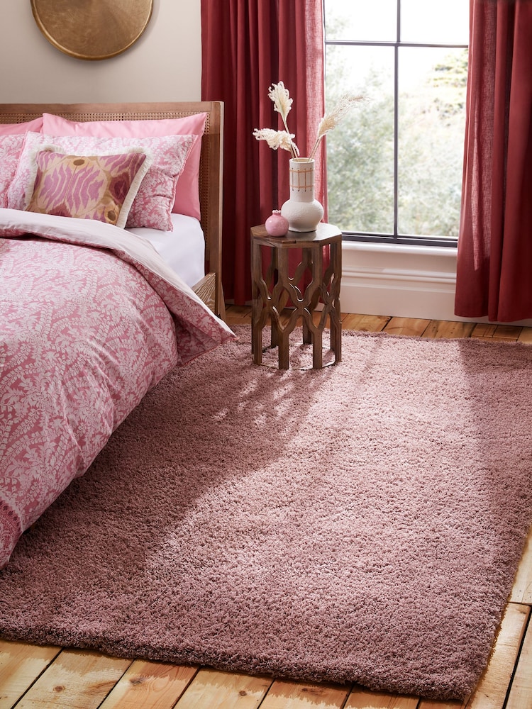 Mauve Purple Comfy Twist Shaggy Rug - Image 1 of 7