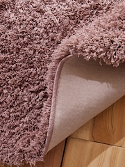 Mauve Purple Comfy Twist Shaggy Rug - Image 4 of 7