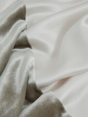 Reiss Silver Keeley Silk-Velvet Asymmetric Strap Midi Dress - Image 6 of 6