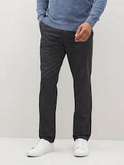 Grey Straight Fit 100% Cotton Chino Trousers - Image 1 of 8