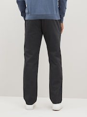 Grey Straight Fit 100% Cotton Chino Trousers - Image 4 of 8