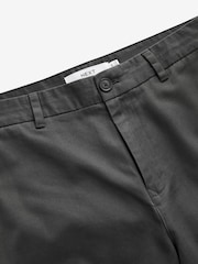 Grey Straight Fit 100% Cotton Chino Trousers - Image 7 of 8
