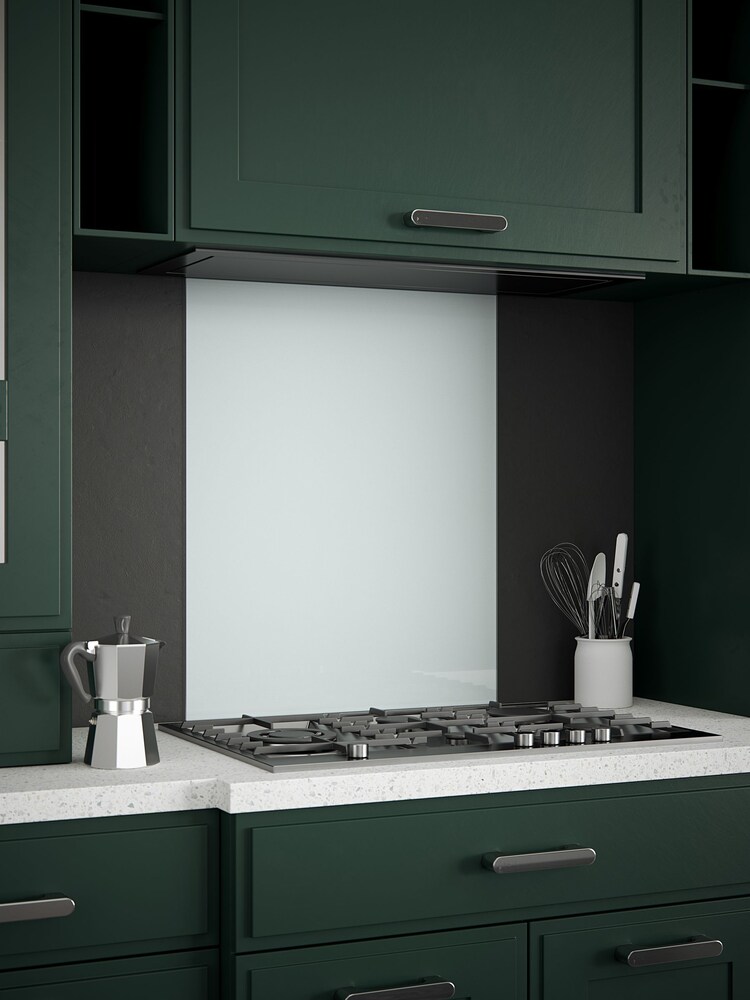 Splashback White Glass Kitchen Splashback 60x75cm - Image 1 of 5