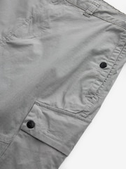 Grey Slim Lightweight Stretch Cargo Utility Trousers - Image 8 of 10