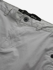 Grey Slim Lightweight Stretch Cargo Utility Trousers - Image 9 of 10