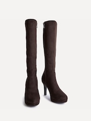 Linzi Brown Encore Platform High Leg Boots - Image 3 of 5