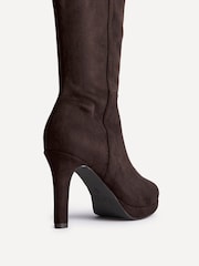 Linzi Brown Encore Platform High Leg Boots - Image 5 of 5