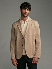 Stone Slim Fit Garment Dye Blazer - Image 1 of 11