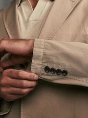 Stone Slim Fit Garment Dye Blazer - Image 5 of 11