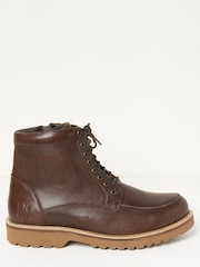 FatFace Brown Aiden Lace Up Ankle Boots - Image 1 of 4