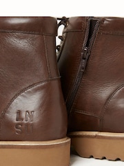 FatFace Brown Aiden Lace Up Ankle Boots - Image 4 of 4
