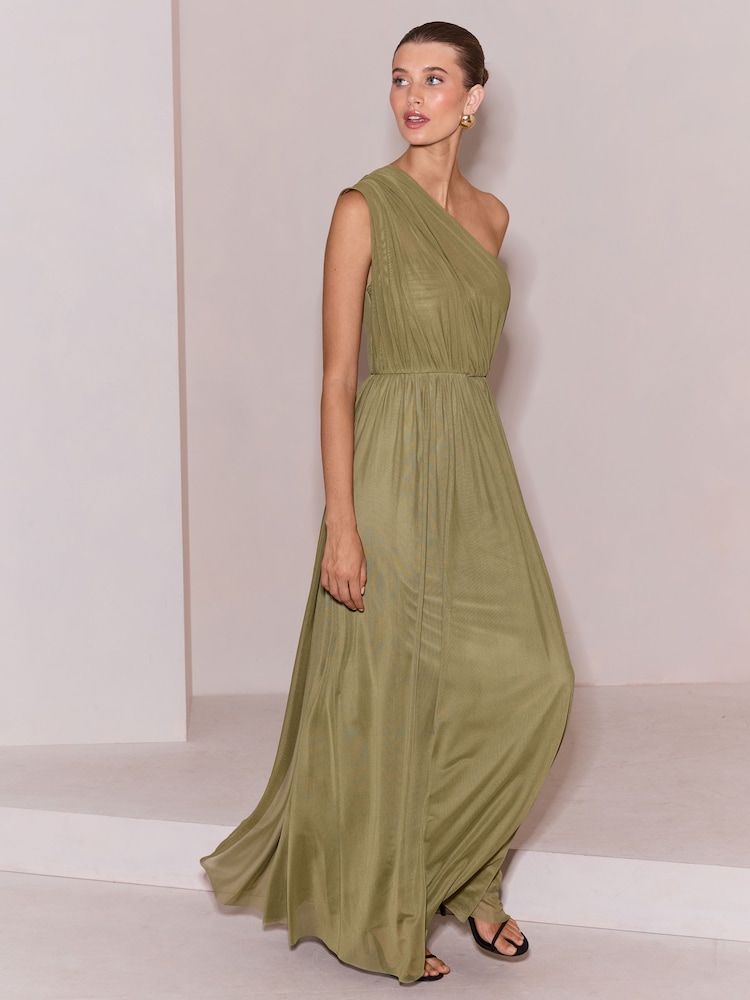 Lipsy Olive Green Bridesmaid Multiway Scarf Maxi Dress - Image 2 of 8 Lipsy Olive Green Bridesmaid Multiway Scarf Maxi Dress - Image 2 of 8