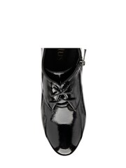 Lotus Black Patent Lace Up Trouser Shoes - Image 1 of 4
