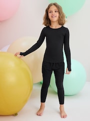 Black Base Layer Leggings (5-16yrs) - Image 2 of 6
