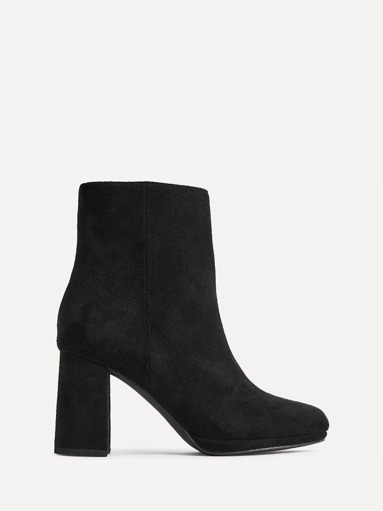 Crno - Linzi Merit Platform Block Heel Ankle Boots - Slika 2 od 5