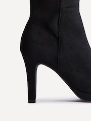 Linzi Black Encore Platform High Leg Boots - Image 4 of 5