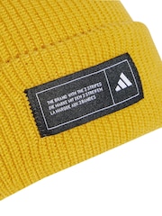adidas Yellow Essentials Cuffed Beanie Hat - Image 3 of 4