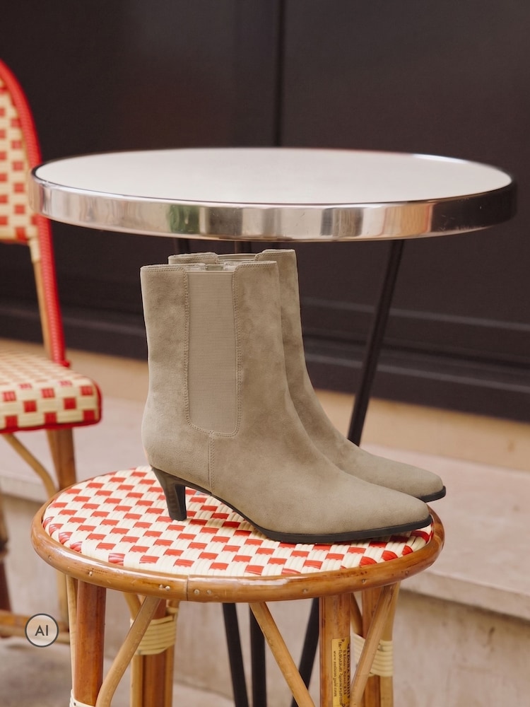 Linzi Natural Invite Chelsea Inspired Ankle Boots - Image 1 of 5 Linzi Natural Invite Chelsea Inspired Ankle Boots - Image 1 of 5