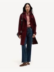 Hobbs Purple Skylar Trench Coat - Image 5 of 6