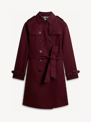 Hobbs Purple Skylar Trench Coat - Image 6 of 6