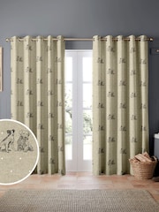 Emily Bond Natural Millie Made to Measure Curtains - Image 1 of 9
