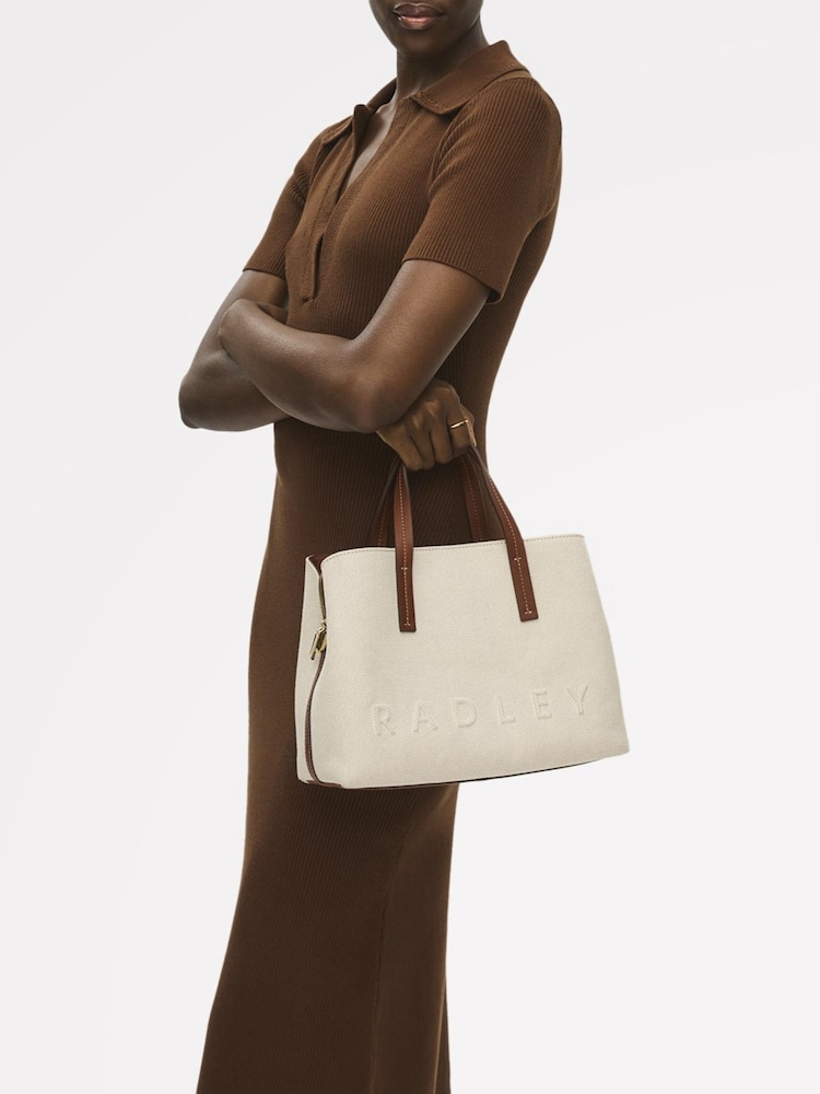 Radley Nude Dukes Place Canvas Medium Grab Bag - Image 1 of 6