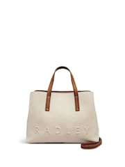 Radley Nude Dukes Place Canvas Medium Grab Bag - Image 3 of 6