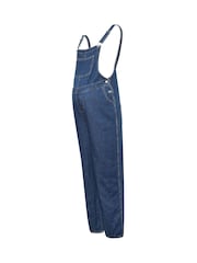Long Tall Sally Blue Maternity Relaxed Dungarees - Image 5 of 6